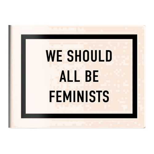 Кардхолдер We should all be feminists бежевый в Модис