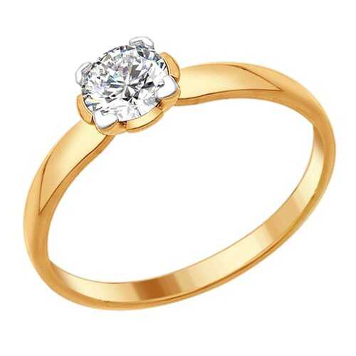 Кольцо женское SOKOLOV из серебра со Swarovski Zirconia 89010081 р.18 в Модис