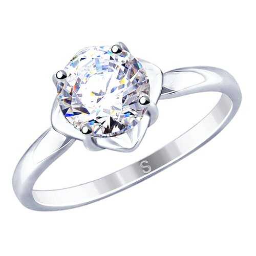 Кольцо женское SOKOLOV из серебра со Swarovski Zirconia 89010115 р.17 в Модис
