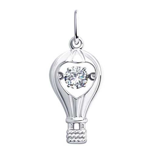 Подвеска SOKOLOV из серебра со Swarovski Zirconia 89030046 в Модис