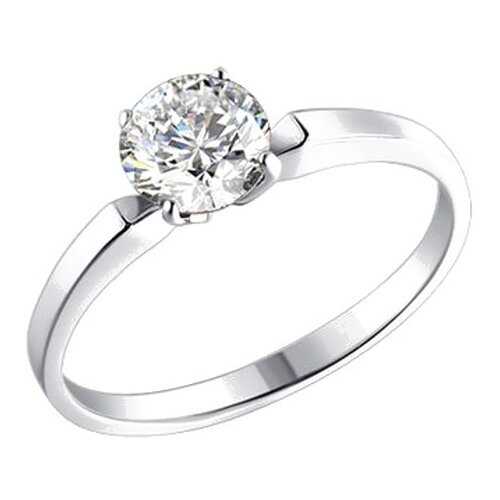 Серебряное помолвочное кольцо женское с фианитом SOKOLOV 94010279 р.16 в Модис