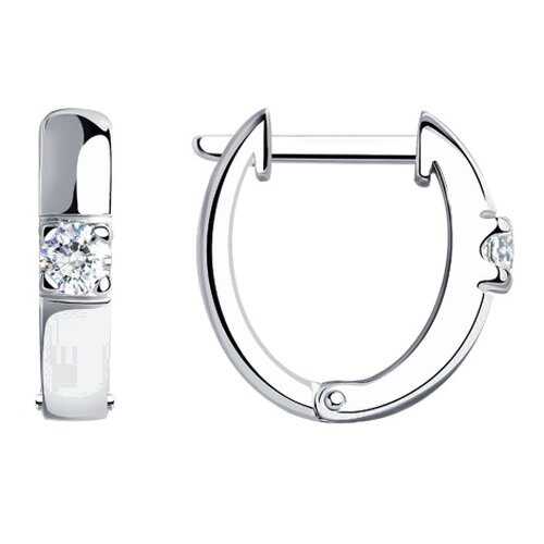 Серьги SOKOLOV из серебра со Swarovski Zirconia 89020050 в Модис