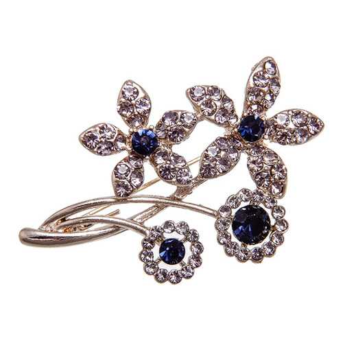 Брошь женская Asavi Jewel BCH906026 коричневая в Модис