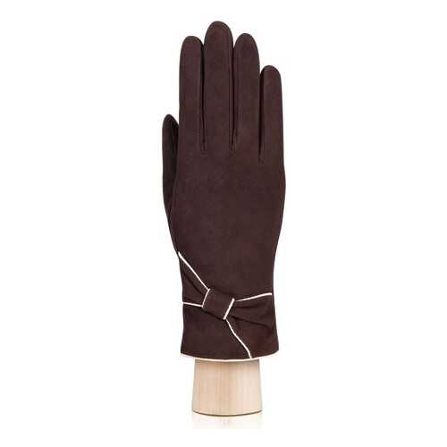 Перчатки женские Labbra LB-0301 коричневые 7.5 в Модис