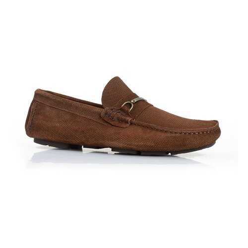 Мокасины мужские GOLD BROTHERS SS15-35 LYON MO коричневые 43.5 RU в Модис