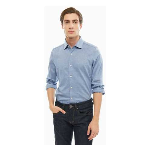Рубашка мужская Strellson 30016134 450 синяя L в Модис