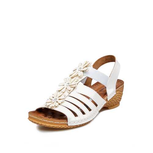 Босоножки женские T.Taccardi 710018090 белые 38 RU в Модис