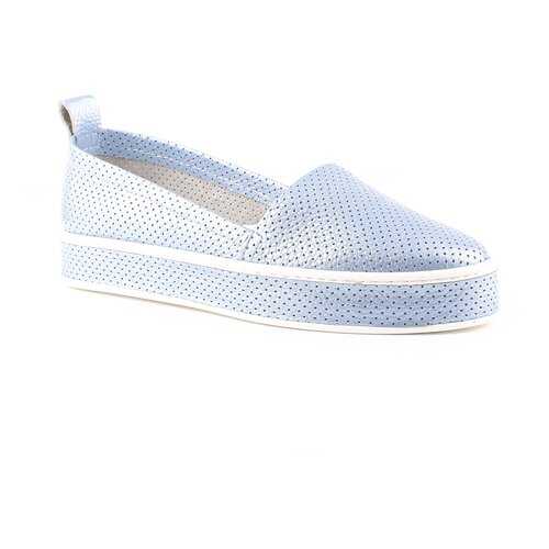 Слипоны женские Shoes Market 996-5006-59 синие 37 RU в Модис