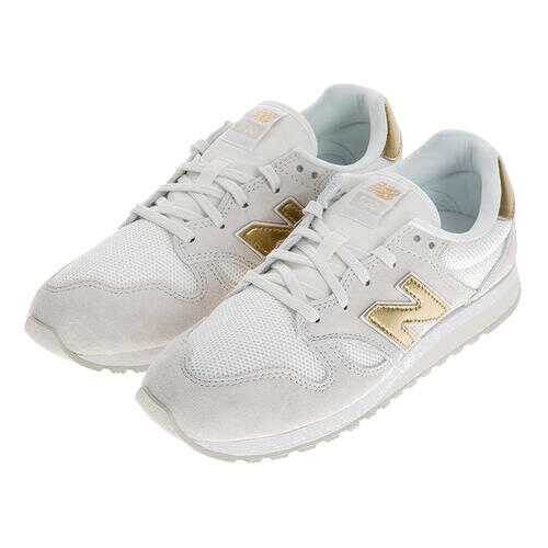 Женские кроссовки New Balance WL520GDA/B белые/серые/золотистые 36.5 в Модис