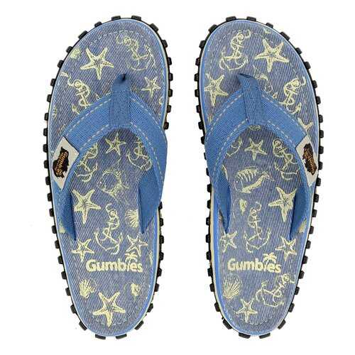 Шлепанцы женские Gumbies Islander Canvas Sea Shells 2020 (37) в Модис