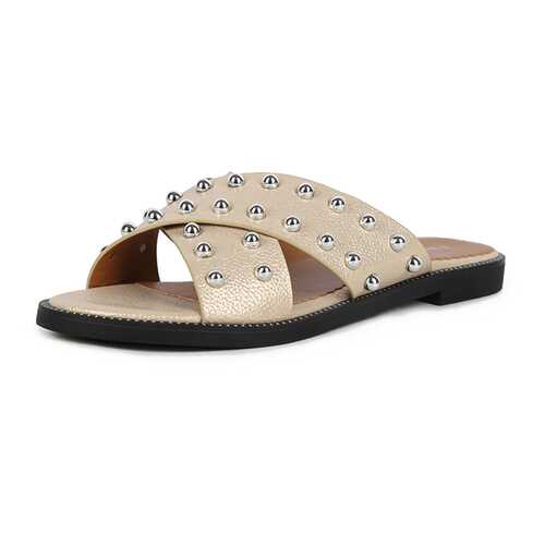 Шлепанцы женские T.Taccardi MT20S-160C золотистые 36 RU в Модис