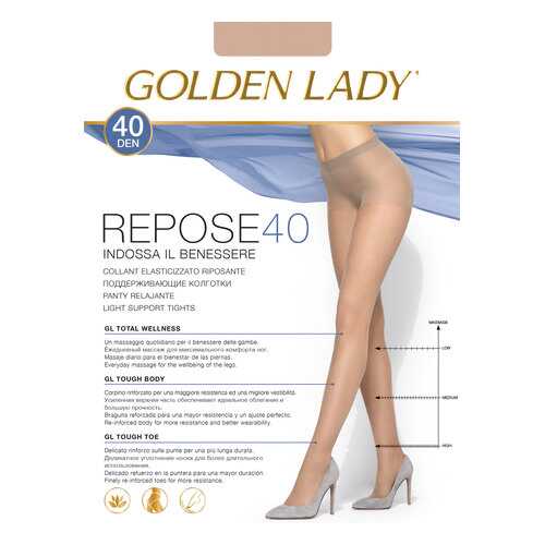 Колготки Golden Lady REPOSE 40, melon, 3/M в Модис