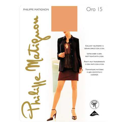 Колготки Philippe Matignon ORO 15 / Playa Nature (Светло-телесный) / 5 (XL) в Модис