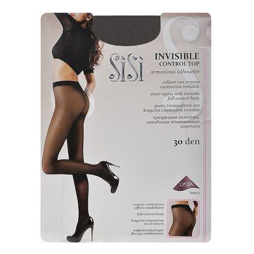 Колготки SiSi INVISIBLE CONTROL TOP 30 / Grafite (Мокрый асфальт) / 2 (S) в Модис