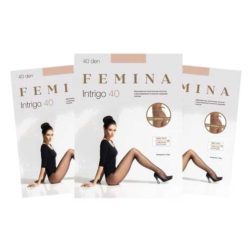 Колготки женские FM Intrigo 40 den scala 4/L (набор 3 шт) в Модис