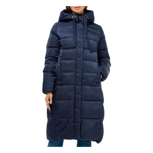 Пуховик-пальто женский Amimoda 10N307-02 синий 52 RU в Модис