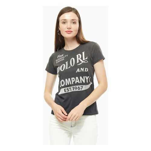 Футболка женская Polo Ralph Lauren 211764916001 серая L в Модис