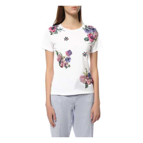 Футболка женская Weill 187521/6646C белая 38 IT в Модис